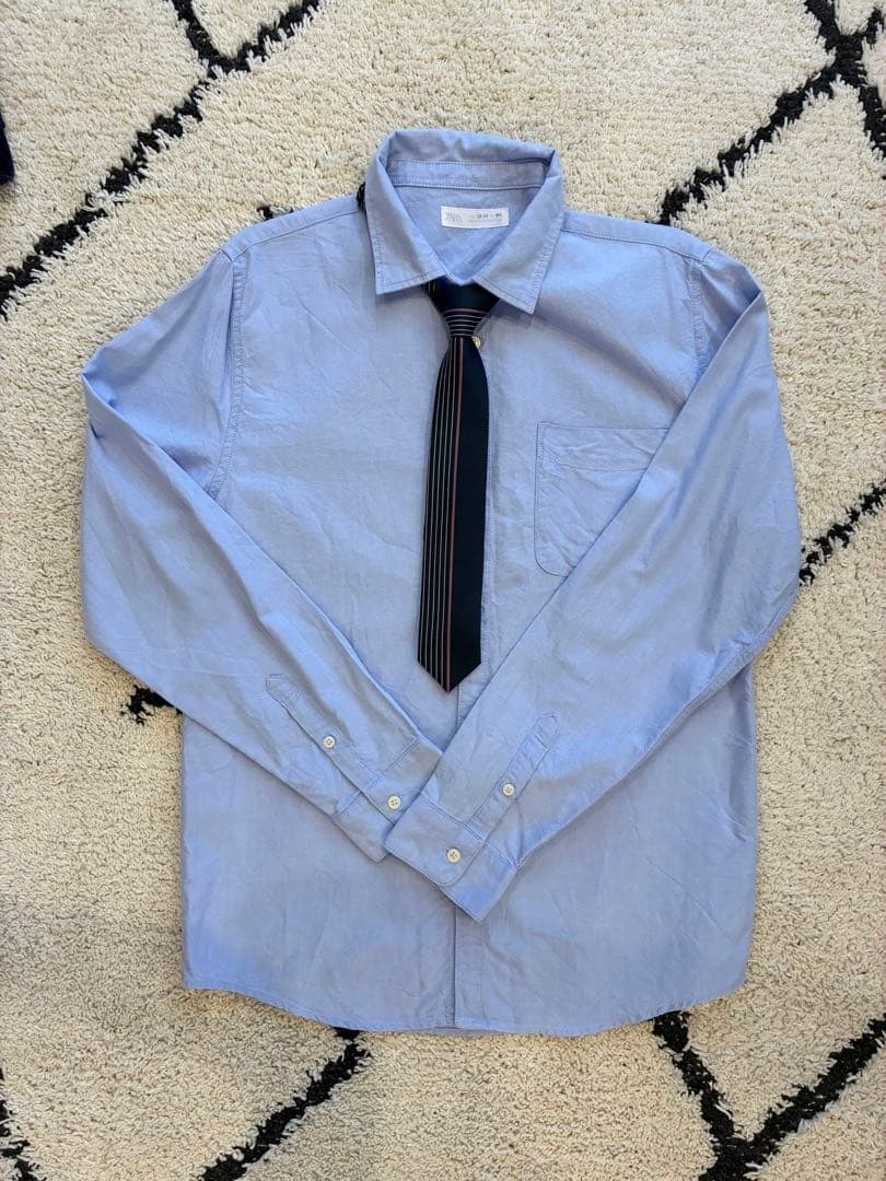 お値下げ！ZARA上下スーツシャツネクタイ4点セット160