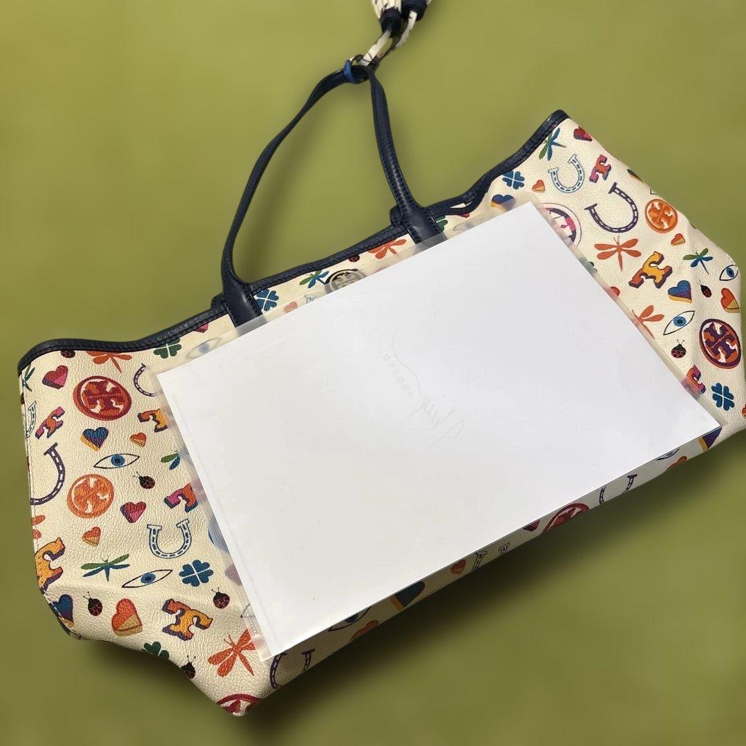 【美品】Tory Burch プリントトートバッグ