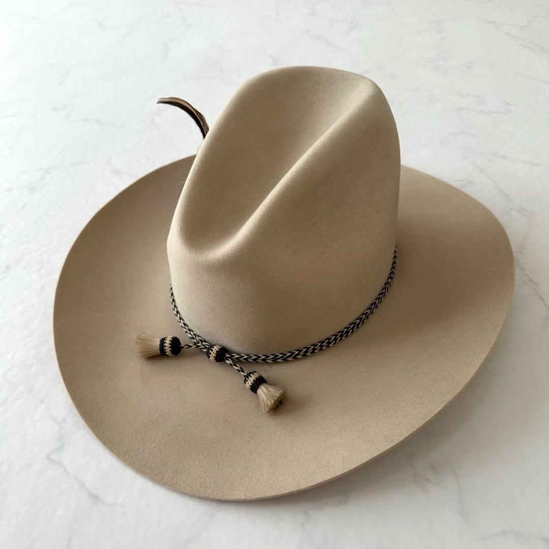帽子 70s Vintage STETSON 3XBeaver 7 2/1 60cm
