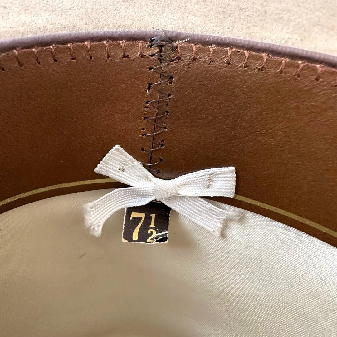 帽子 70s Vintage STETSON 3XBeaver 7 2/1 60cm