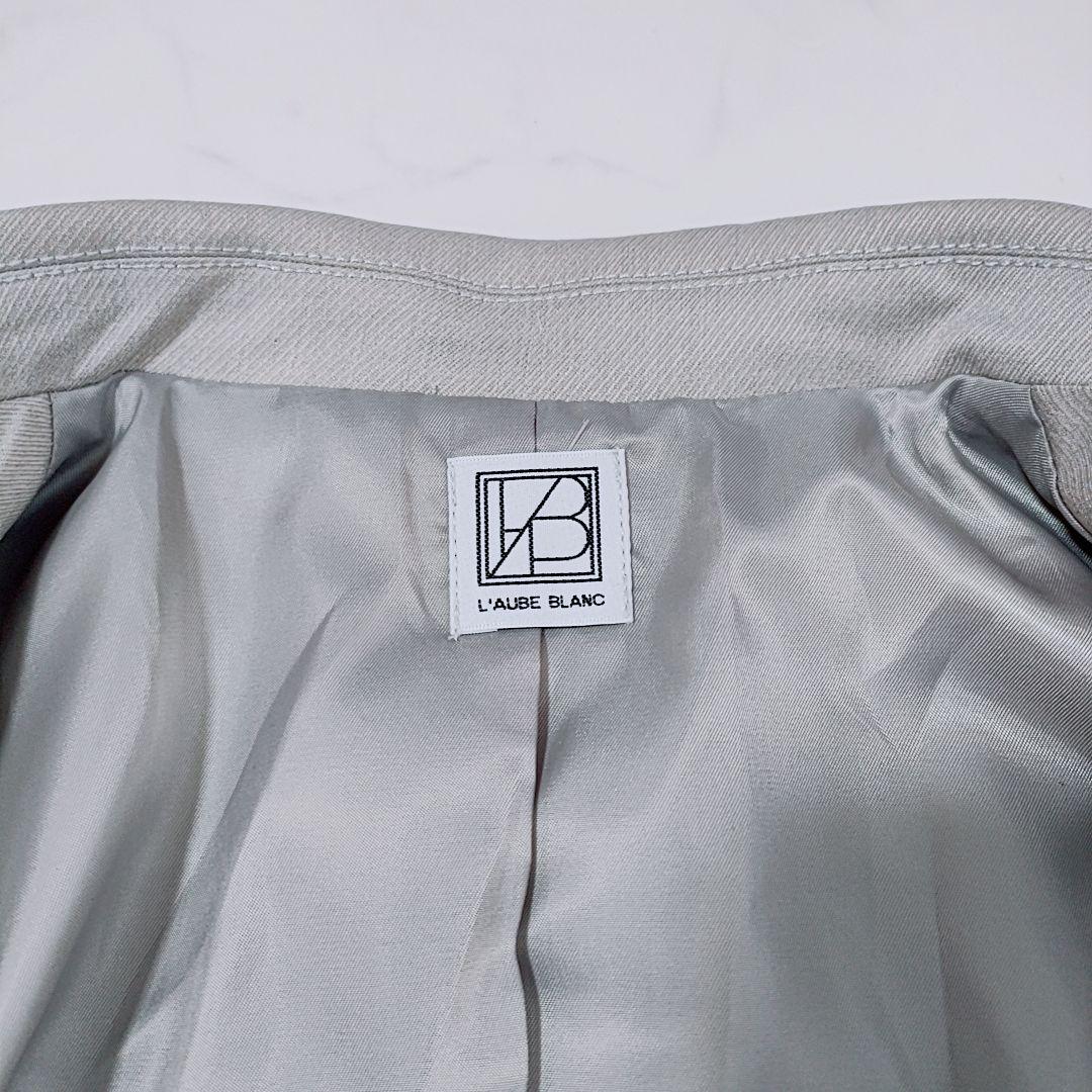 新品✨laubeblanc　テーラードジャケット　ダブルブレスト　ダブル　グレー