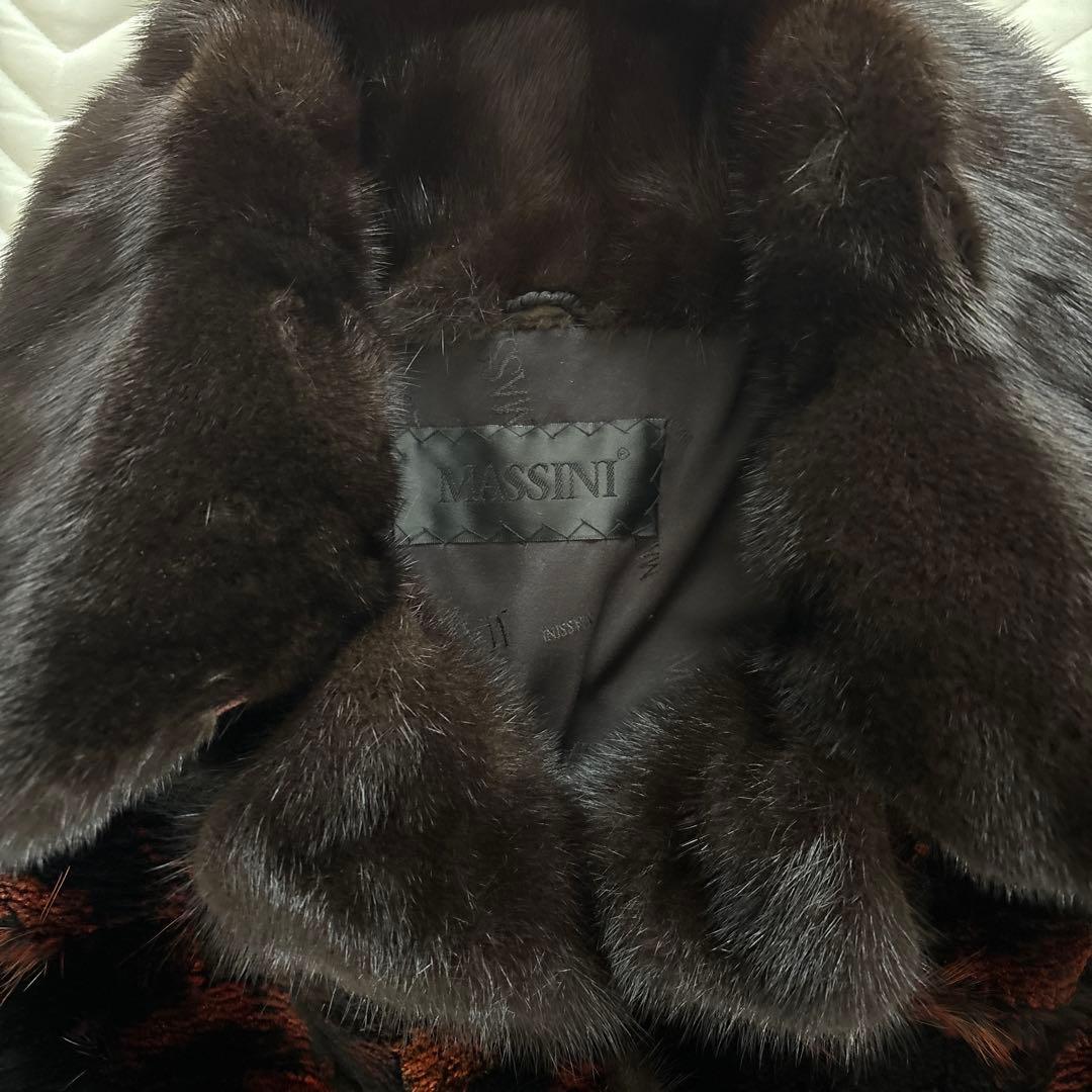【新品 未使用品】MASSINI ☆ ミンク×ビーバー　ファージャケット 42