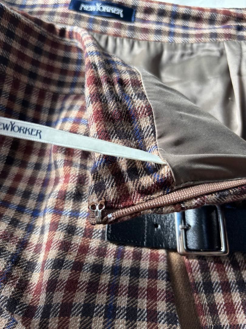 【kazu-miさま専用】ニューヨーカー メランジチェックセットアップ11号/9