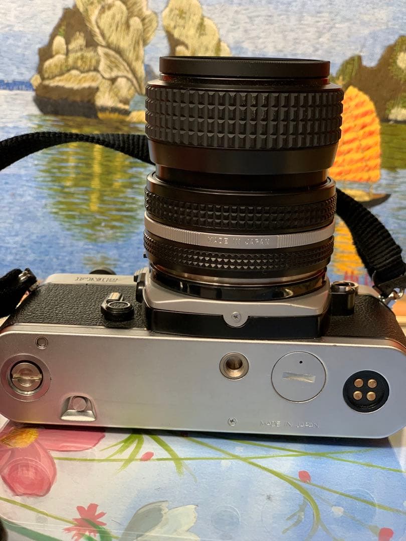 ニコン FM2 シルバー 70mm 単焦点レンズ