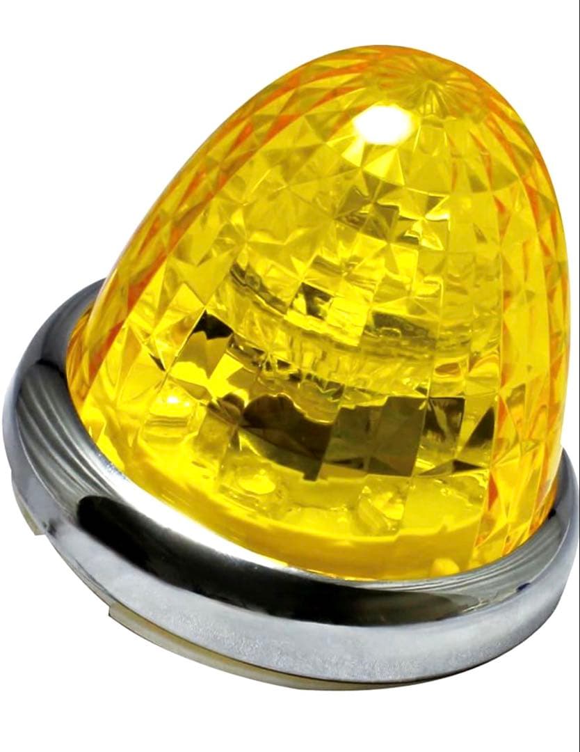 槌屋ヤック　超流星マーカー12.24Ｖ兼用　イエロー　１０個