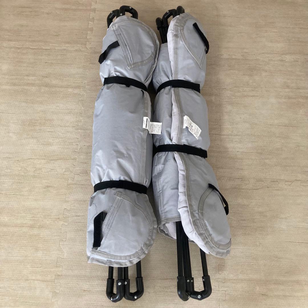 ニトリ バタフライチェア グレー 2脚セット