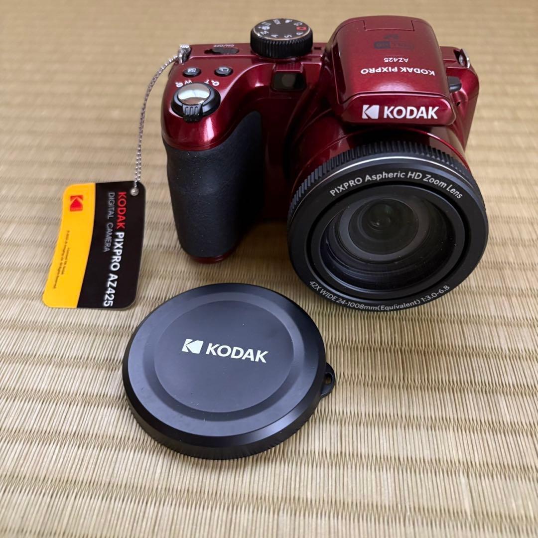 【新品】KODAK コダック デジカメ PIXPRO AZ425 レッド
