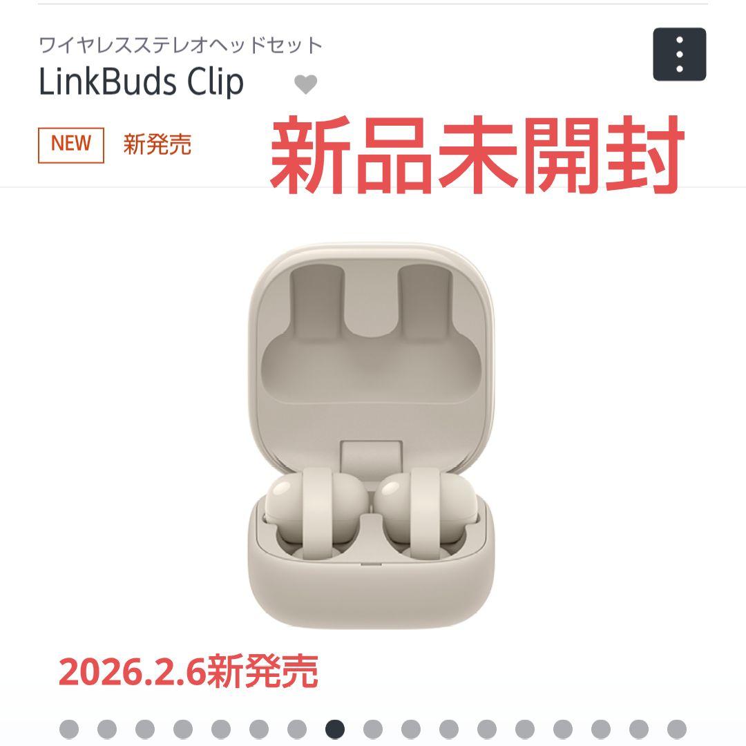 新製品超美品SONY イヤーカフ型完全ワイヤレスBluetoothイヤホン