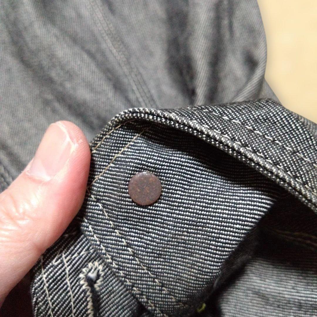 美品 アメリカ製 ポストオーバーオールズ デニムカバーオール Lサイズ