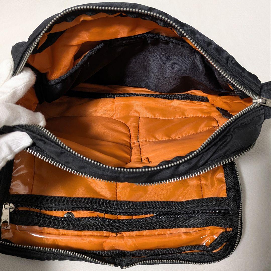 ポーター タンカー ショルダーバッグ 2層 黒 PORTER TANKER