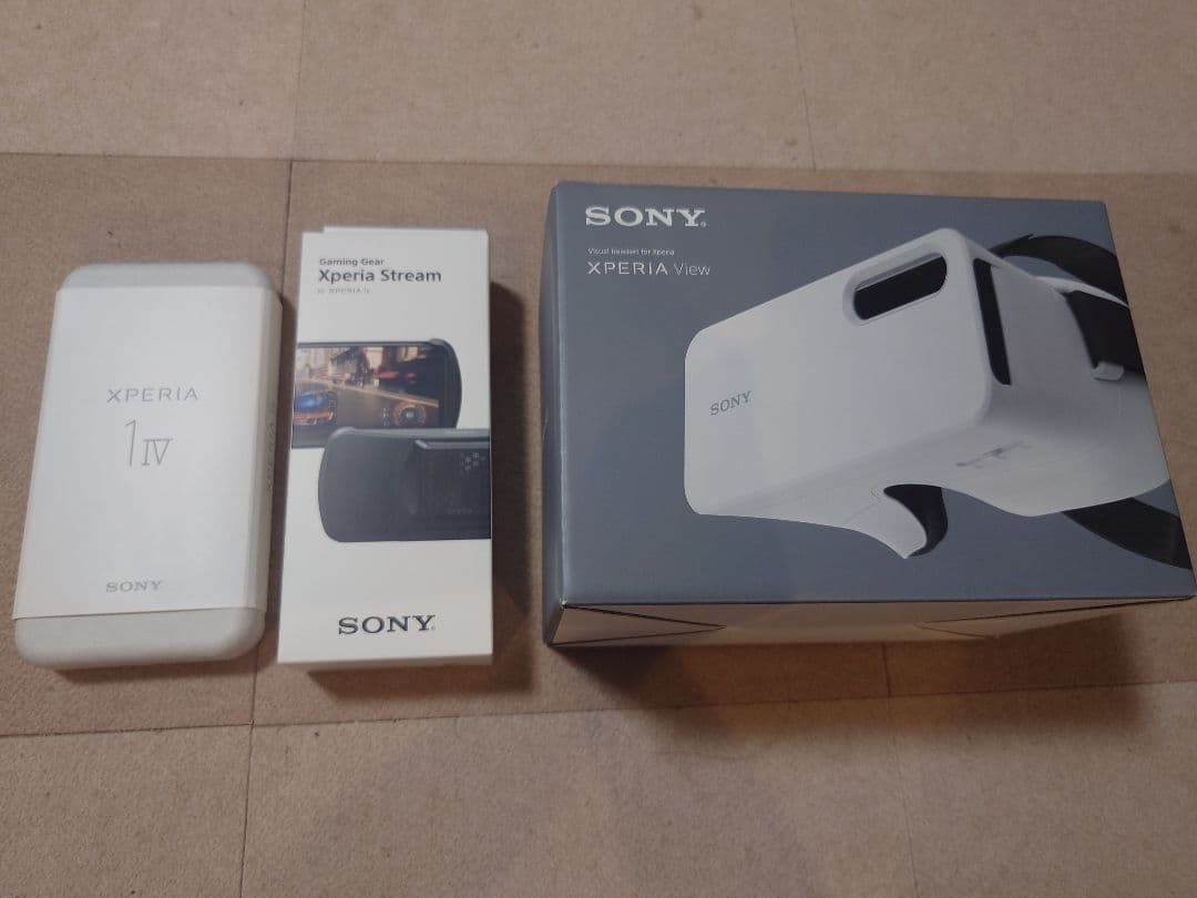 3点セット Xperia 1Ⅳ XQ-CT44 黒色 StreamとView付き