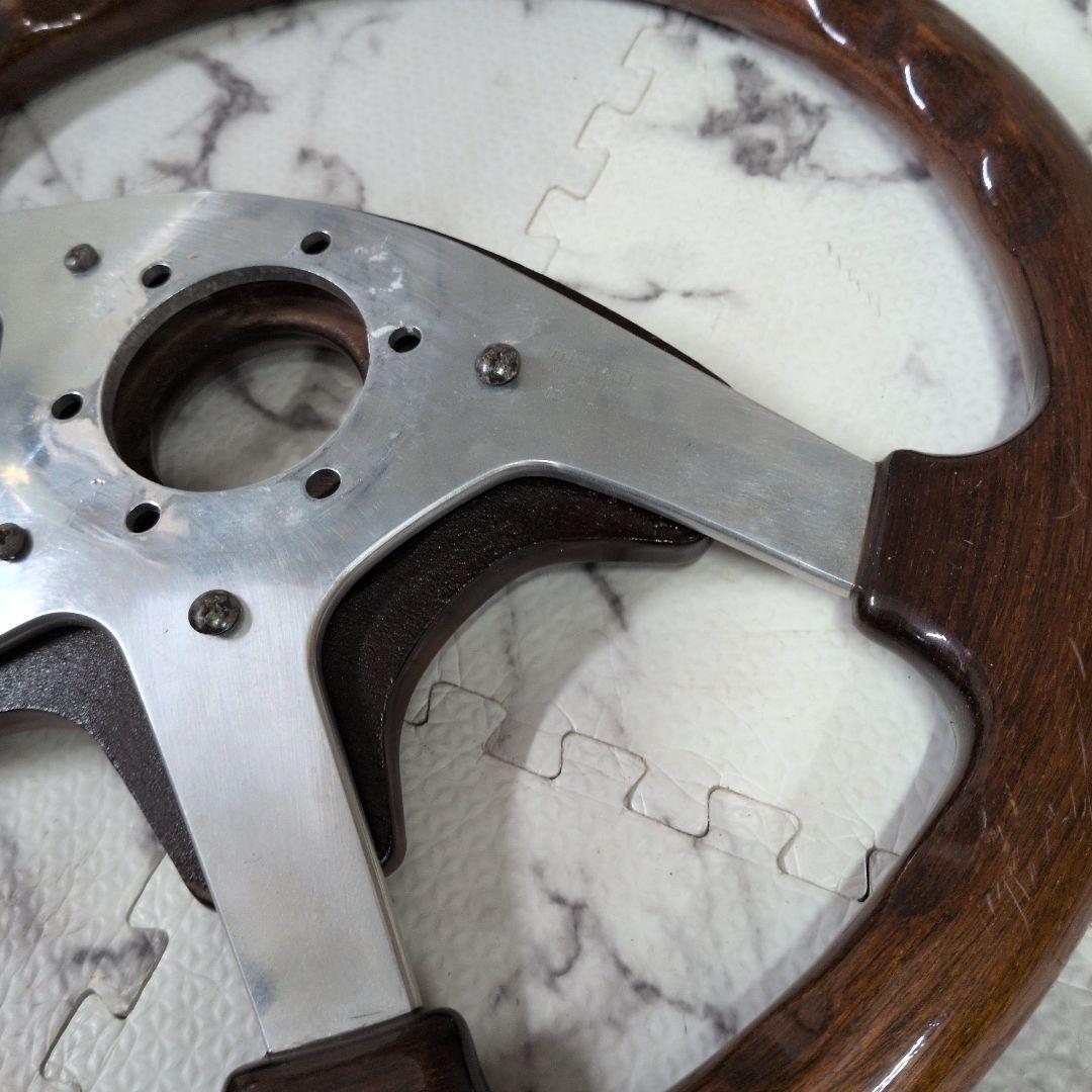 momo ウッドステアリング　当時物　MOMO