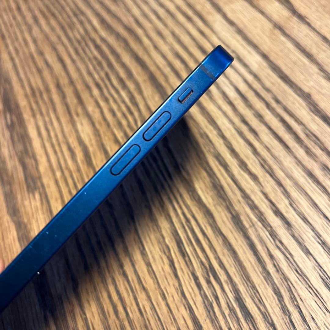 iPhone12 /128Gブルー・背面割れ