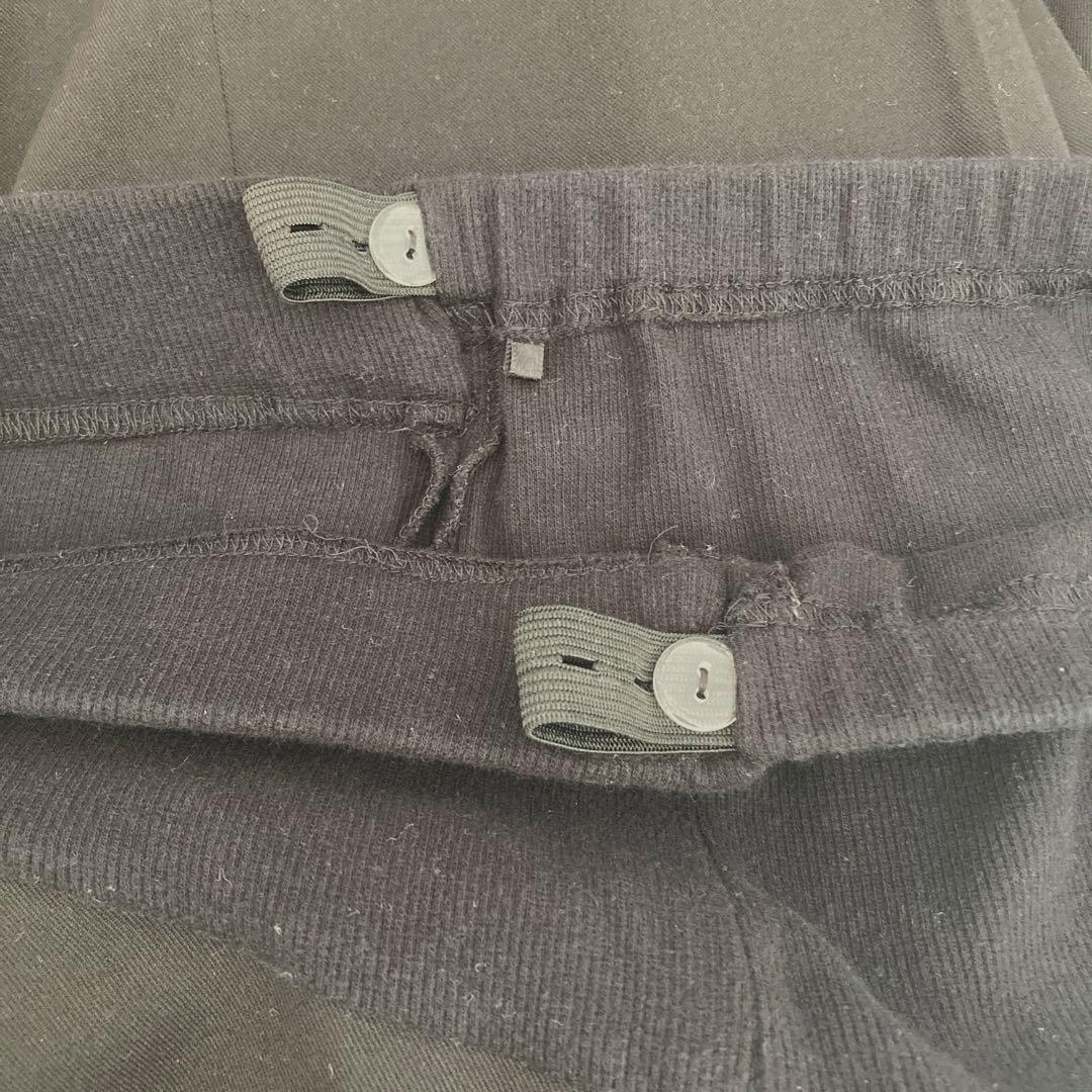 【Reha.】Tuck Wide Pants/36/black