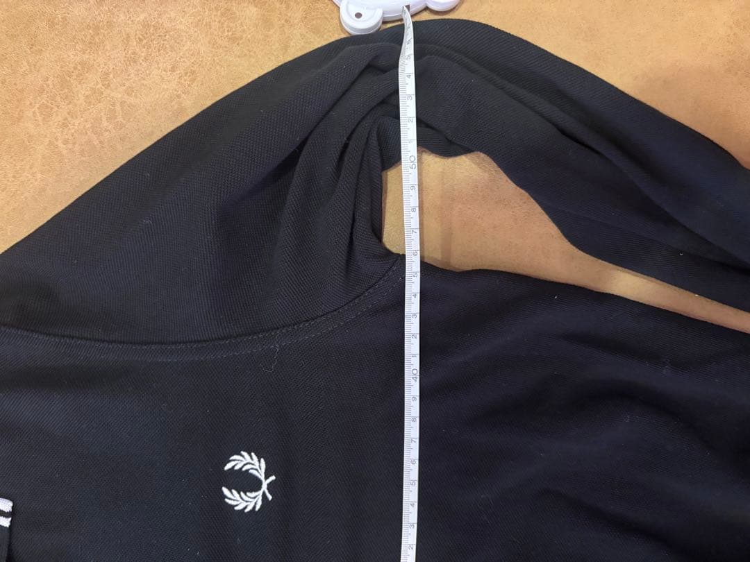 フレッドペリー 長袖ポロシャツ 黒