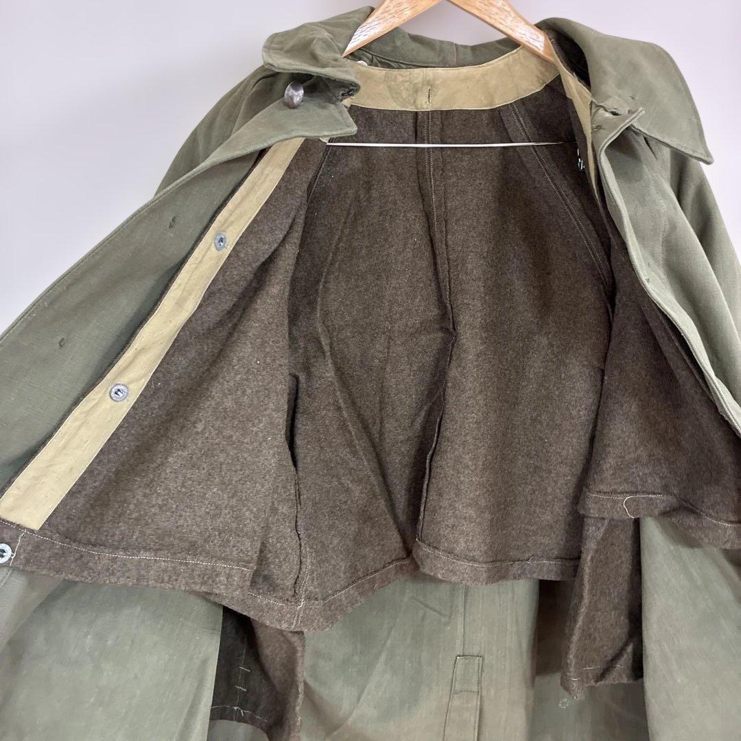 モーターサイクルコート　フランス軍　M35 ライナー付！50s 程度良好