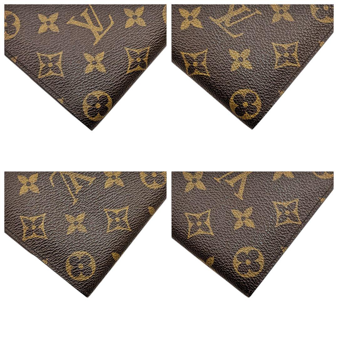 【外観美品】ルイヴィトン モノグラム ポシェット ポルトモネ クレディ 長財布