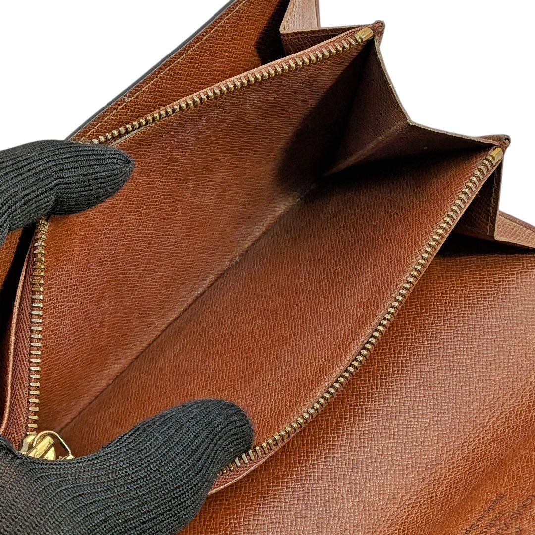 【外観美品】ルイヴィトン モノグラム ポシェット ポルトモネ クレディ 長財布