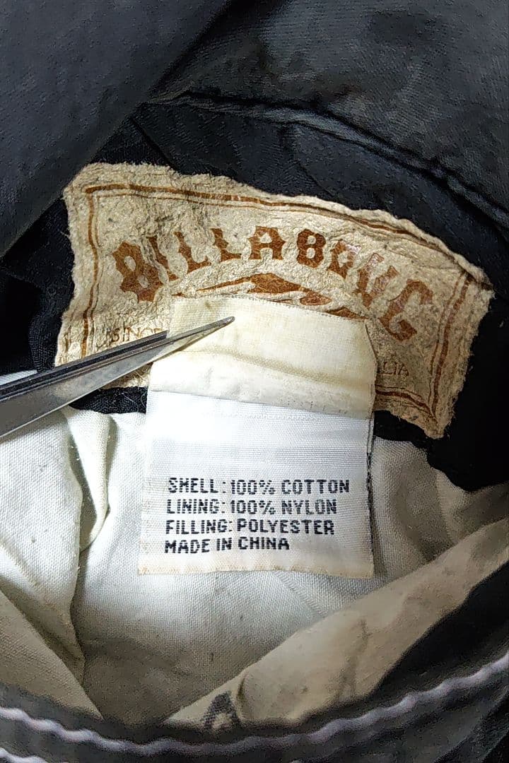 90s ビラボン インディゴダック × ナイロン リバーシブルジャケット