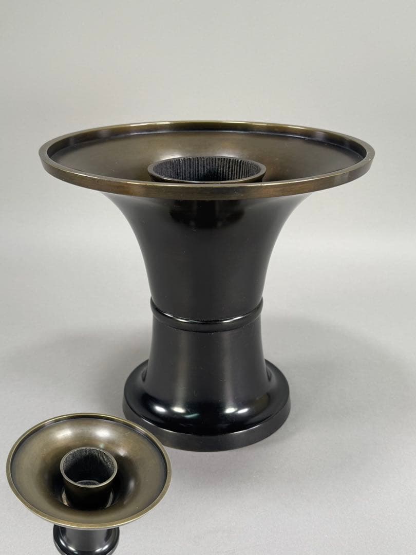 いけばな　池坊　古流　未生流　龍生派　唐銅花器　花瓶　華道具