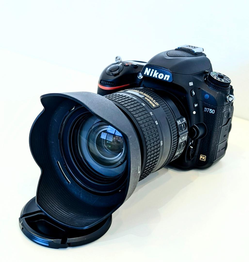NikonD750 24-120mm f/4G VR シャッター6433回 美品
