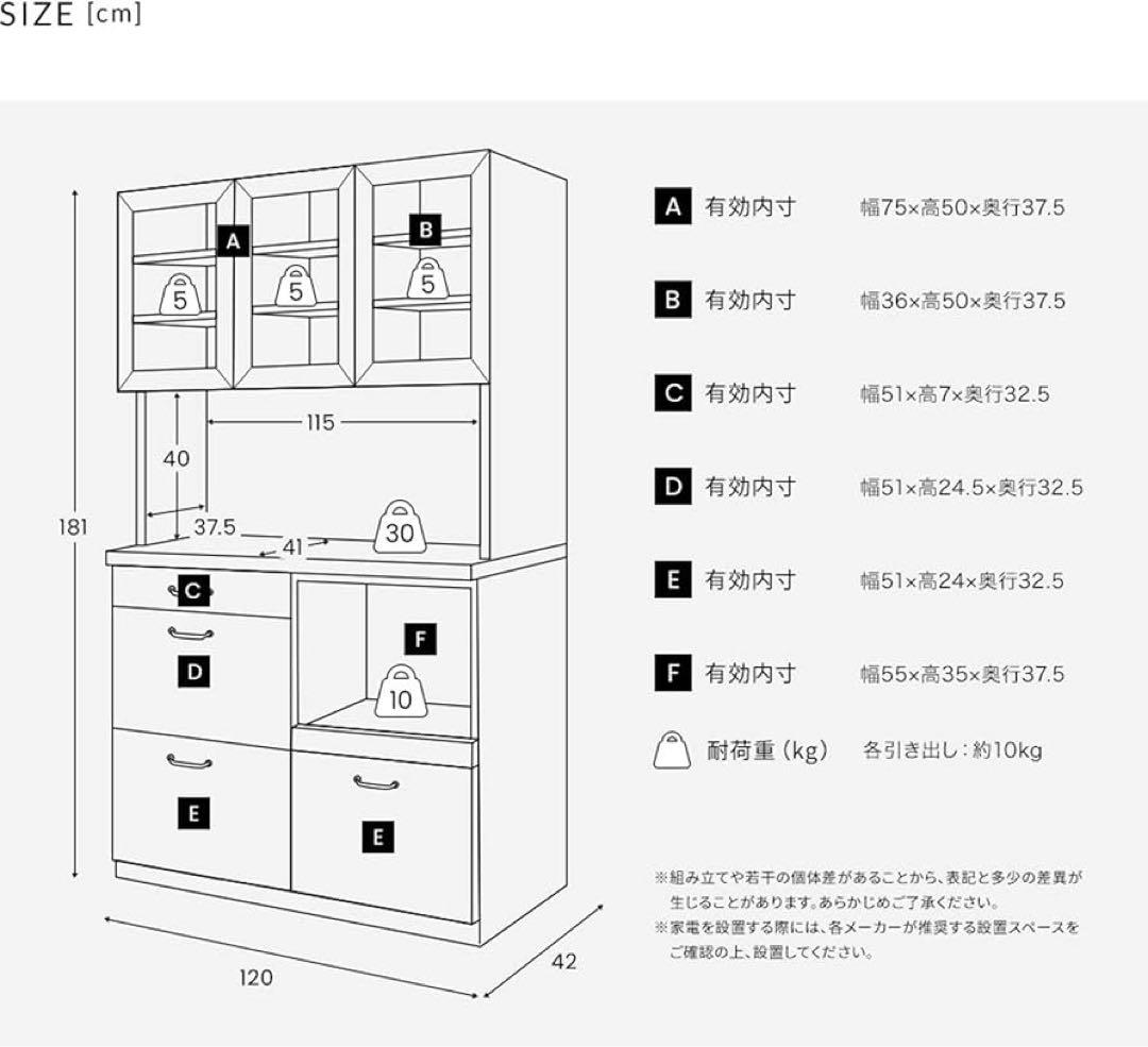 【2月限定出品】LOWYA ロウヤ 食器棚 キッチン収納 国産