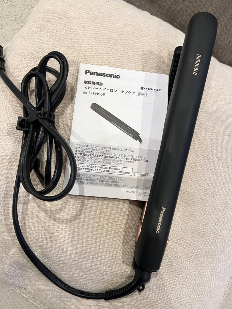 Panasonic EH-HS0E ナノケアストレートヘアアイロン パナソニック