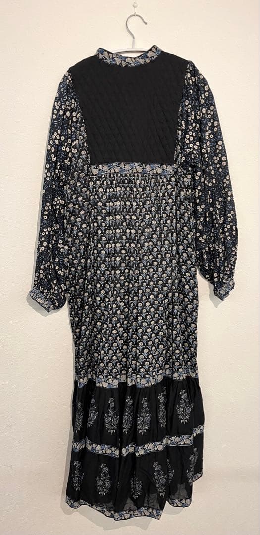 Freada キルトステッチハンドスクリーンワンピース　フリーダ【中古】