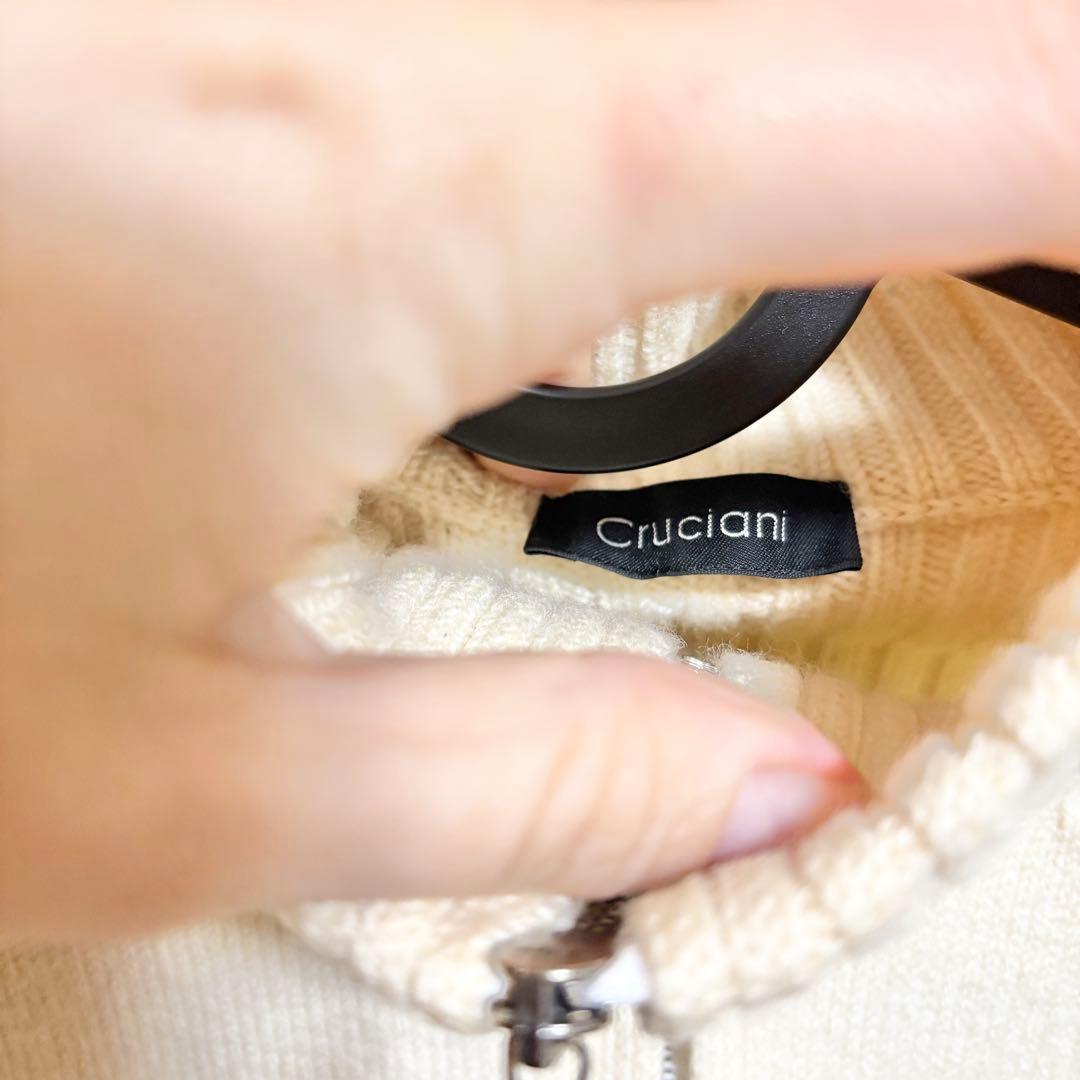 Cruciani クルチアーニ ウール　ジップ アップ ニット　ドライバーズ