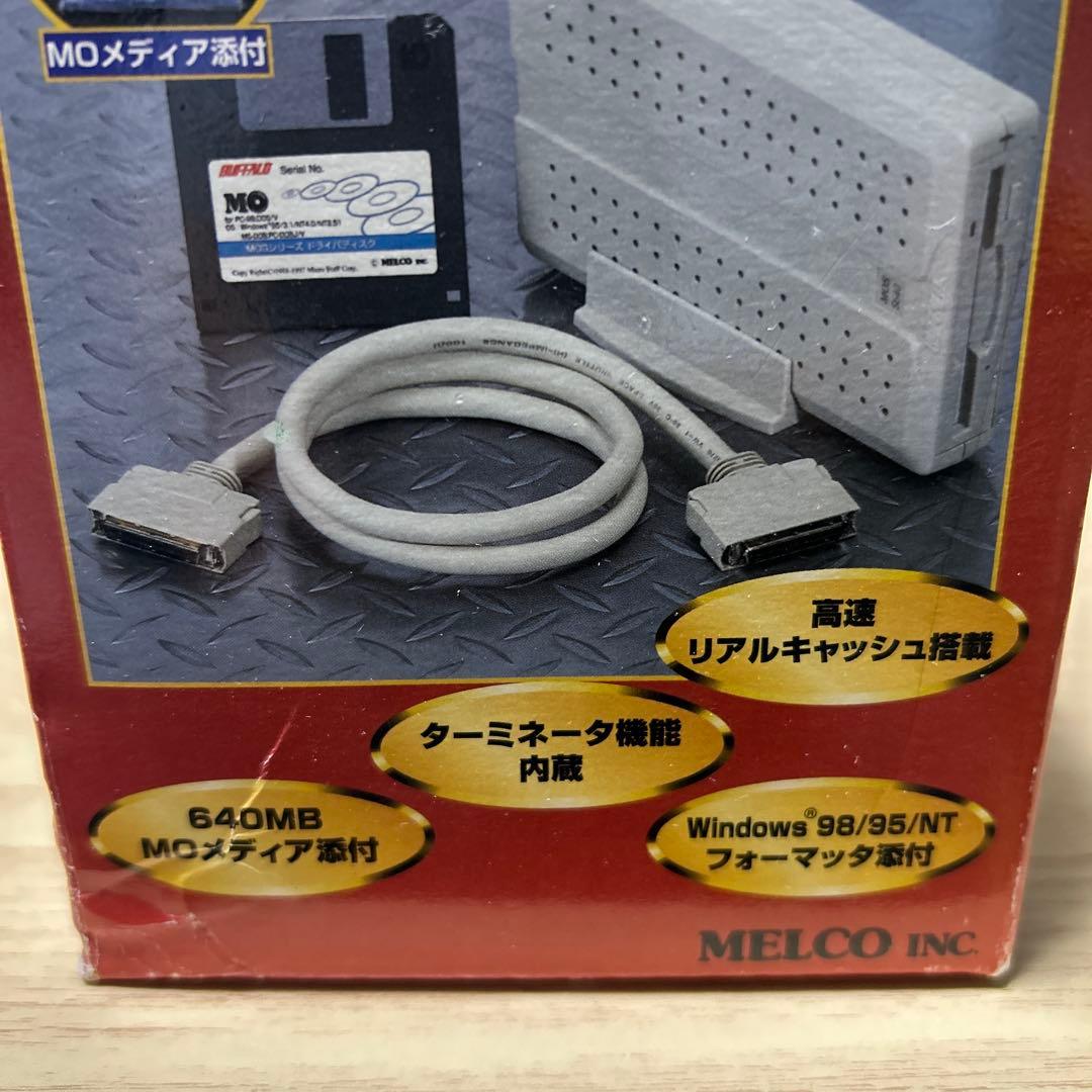BUFFALO MO MOS-S640S SCSI-2 通電確認済み