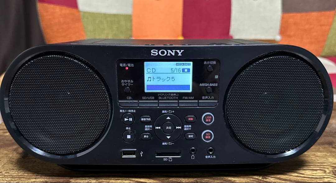 SONY パーソナルオーディオシステムZS-RS81BT動作確認済♪
