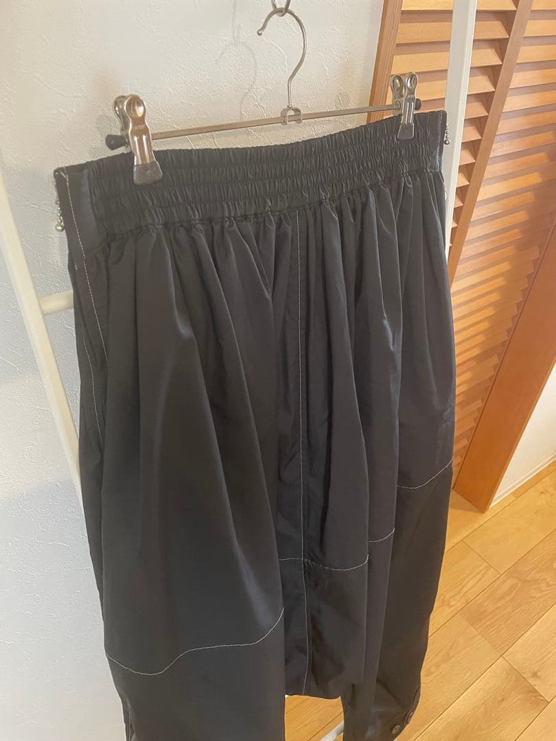 beautiful people ダブルエンドサルエルパンツ　BLACK