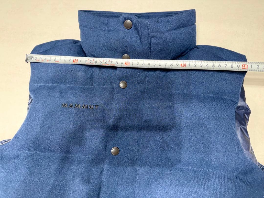 MAMMUT メンズ ネイビー ダウンベスト 2025年11月購入