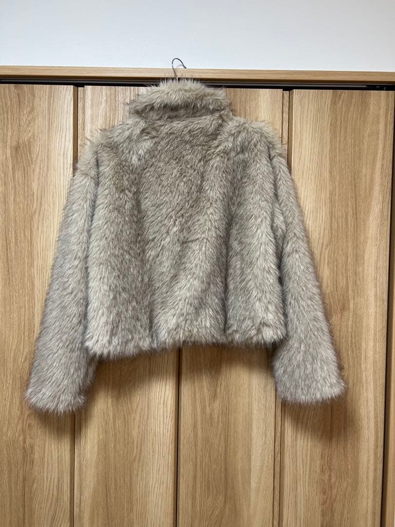 ci▽raycassinダブルジップファーブルゾン