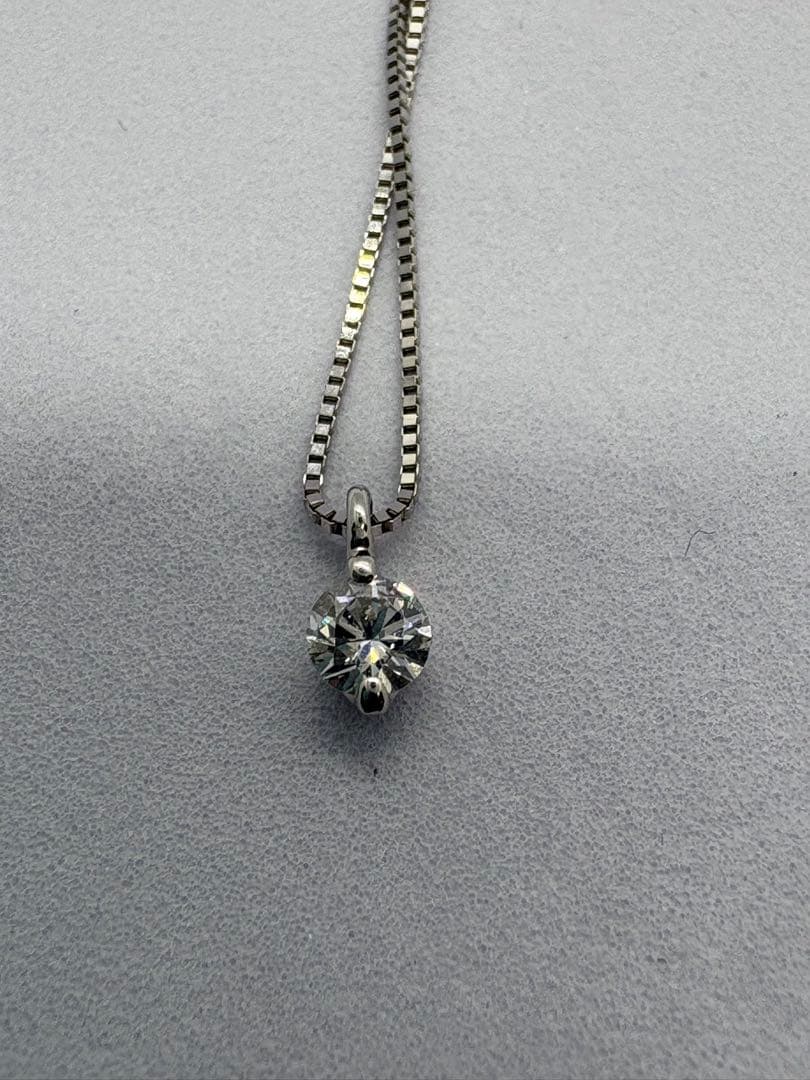 も*ん様 (鑑定書付き) ハイクラスダイヤモンド付きネックレス　pt850 pt