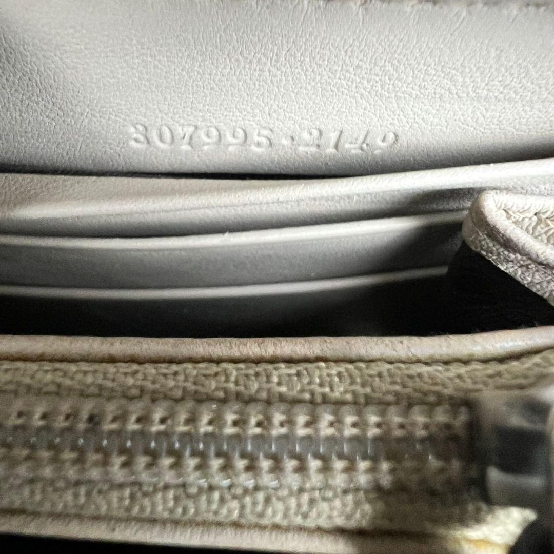 GUCCI インターロッキング GG レザー ラウンド長財布