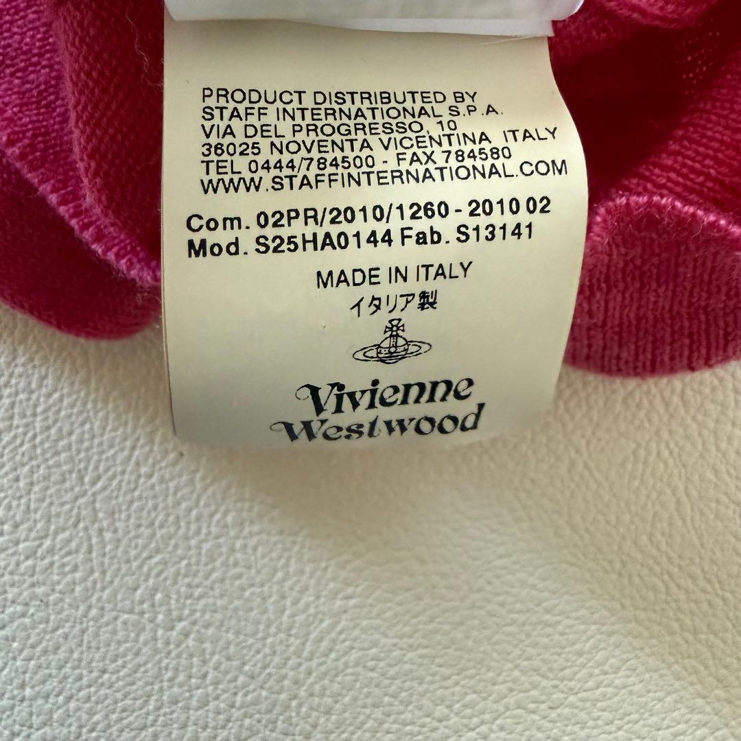 希少　ヴィヴィアンウエスト　ピンク　ニット　ベスト