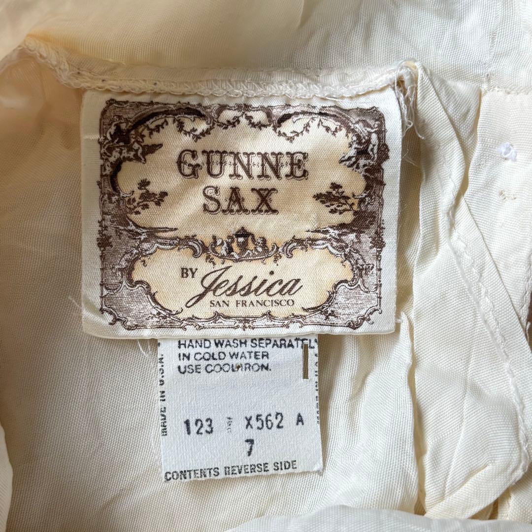 GUNNE SAX レース ロングワンピース　レトロ　ヴィンテージ◆7069