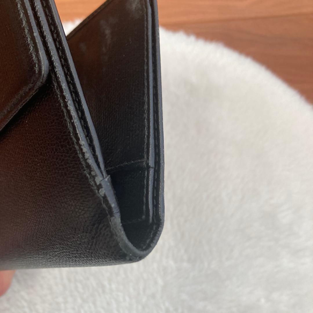 S*)様 CHANELココポタン黒レザー長財布