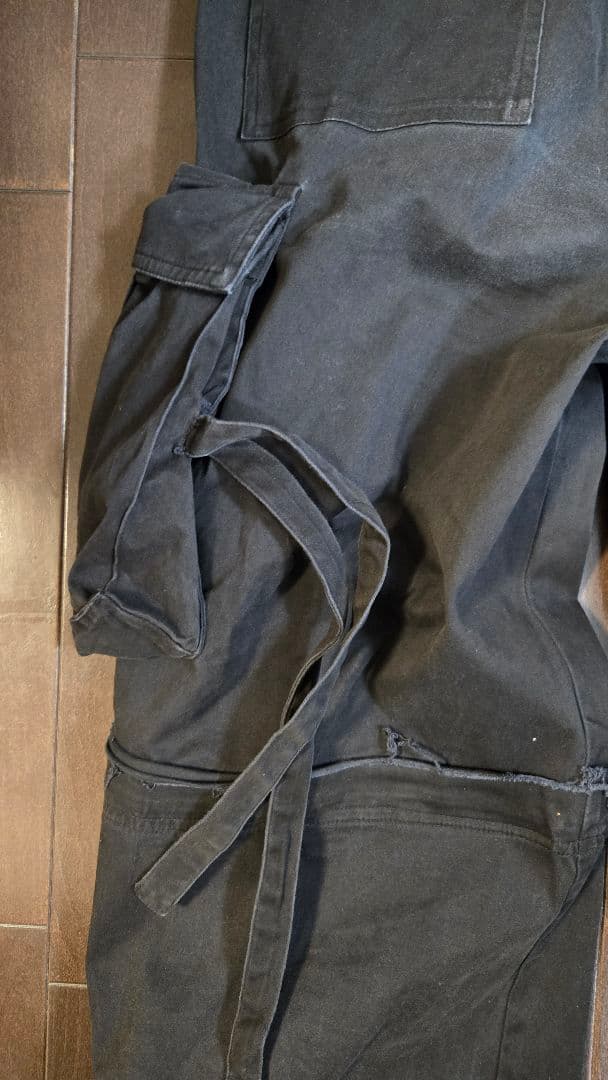 GRANCY　ZipDesign CargoPants ブラックMサイズ