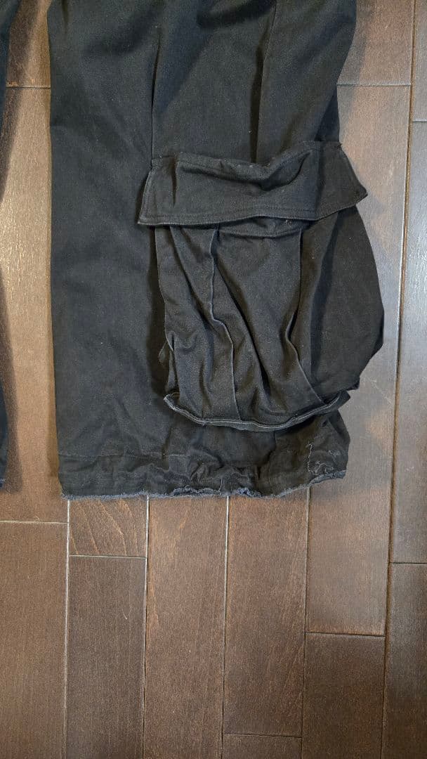GRANCY　ZipDesign CargoPants ブラックMサイズ