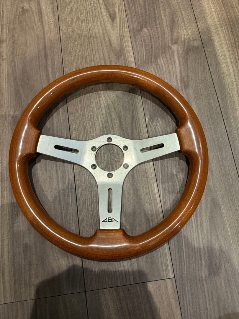 ステアリングホイール ウッド・アルミニウム