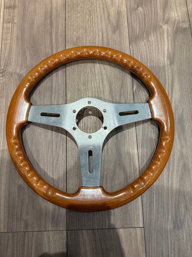 ステアリングホイール ウッド・アルミニウム