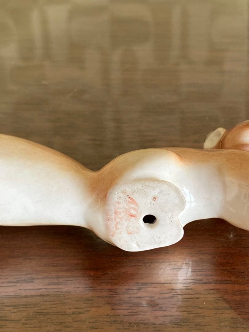 ロモノーソフ　フィギュリン　フィギュア　リス