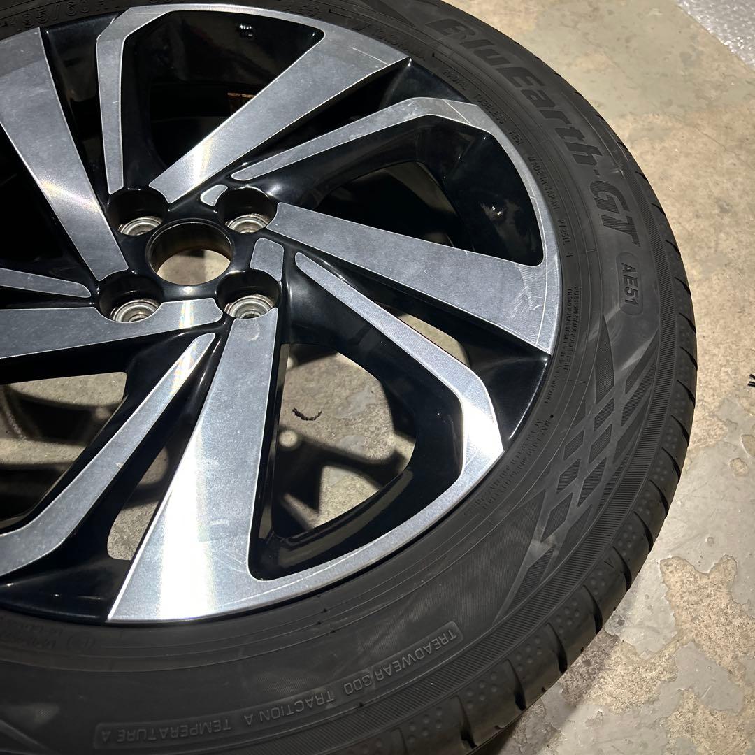 ライズ　195/60R17 タイヤ付ホイール　1本　ジャンク品