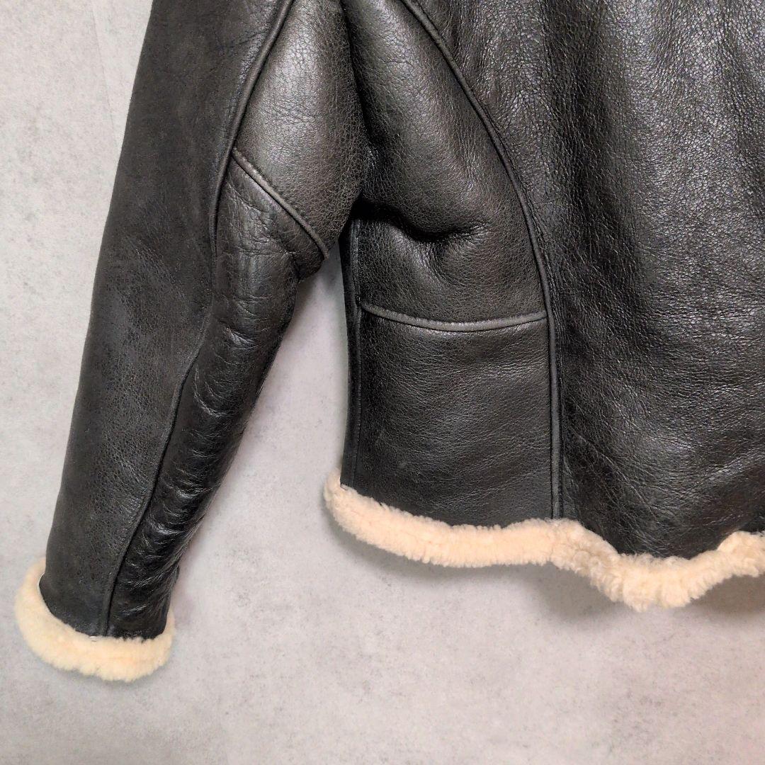 USA製 Schott 266SW ムートンジャケット 羊革 レディース M