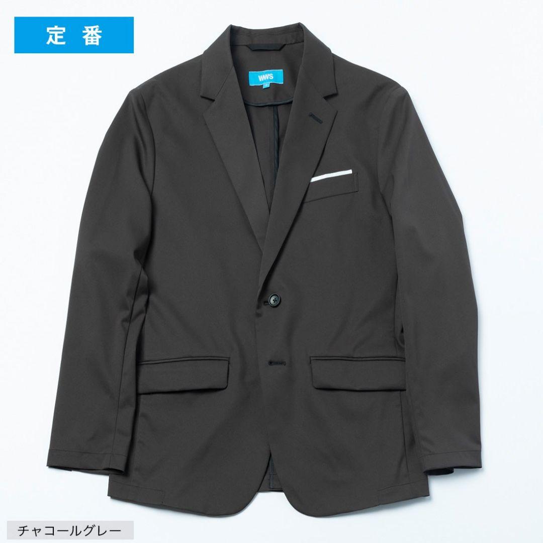 ば*び様 WWS スーツ セットアップ チャコール LL Bizテーラードジャケ