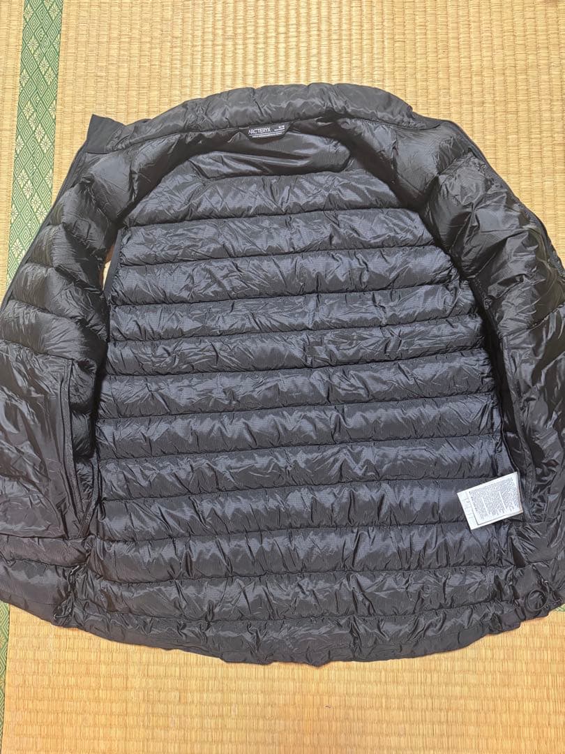 アークテリクス　セリウム　ブラック ダウンベスト M メンズ