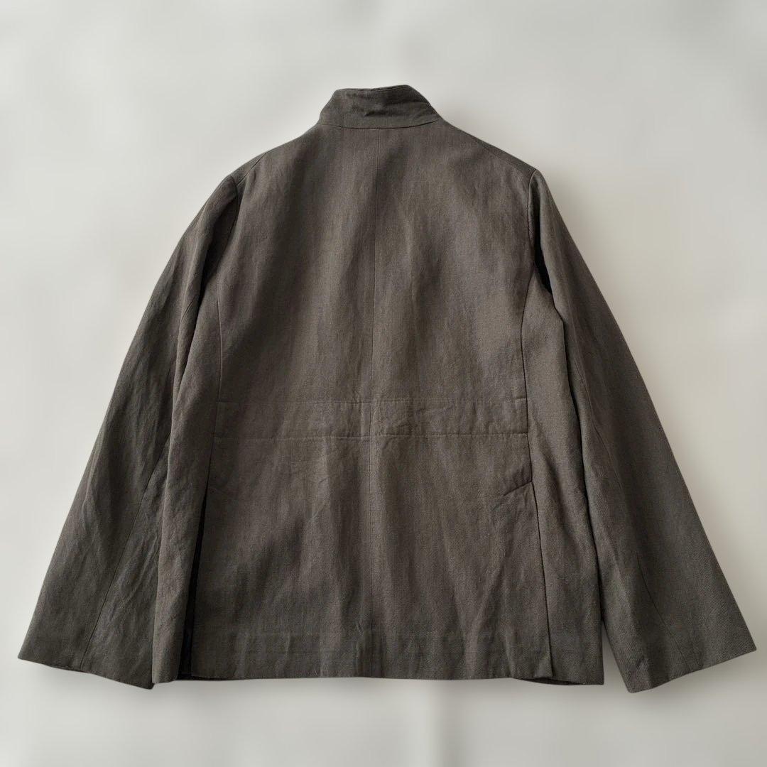 美品 ✨ŠP SP エシュペー ウール リネン ジャケット カーキ サイズ0