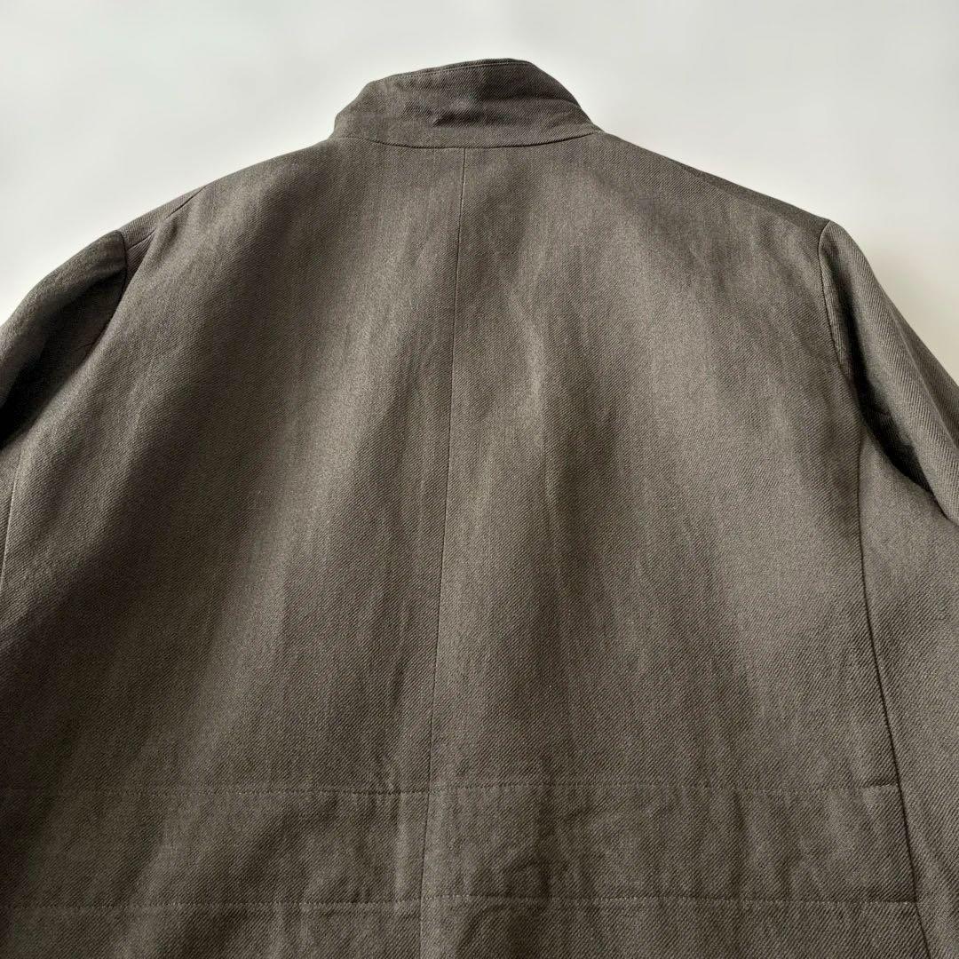 美品 ✨ŠP SP エシュペー ウール リネン ジャケット カーキ サイズ0